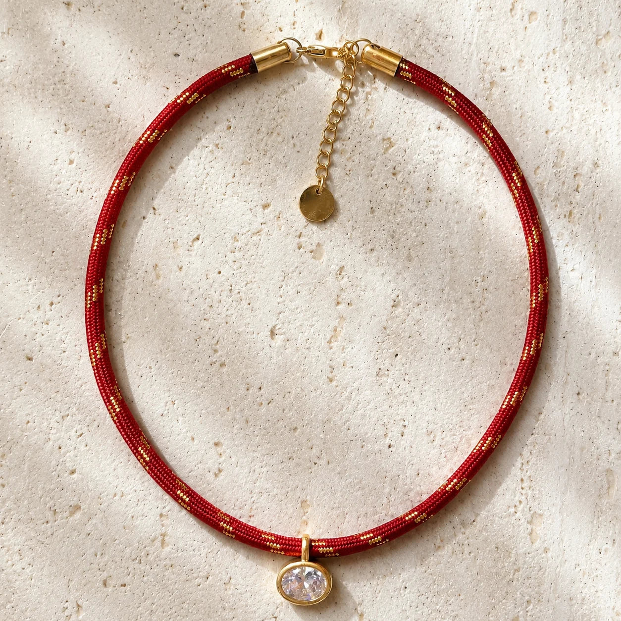 doyours Boho Multilayer Rope Chain Necklace — Gold Plated Zircon Pendant Jewelry