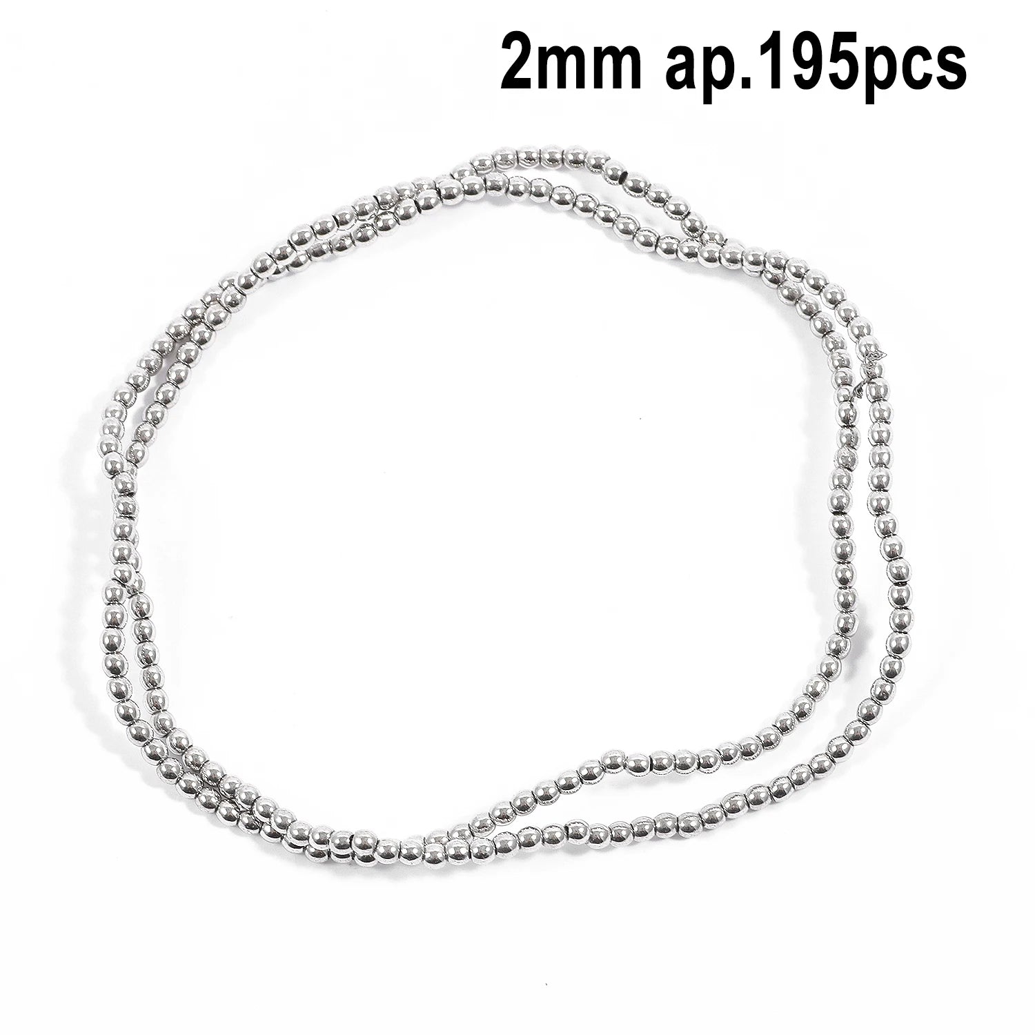 Rhodium Plated Hematite Beads — Geometric Jewelry Making Charms