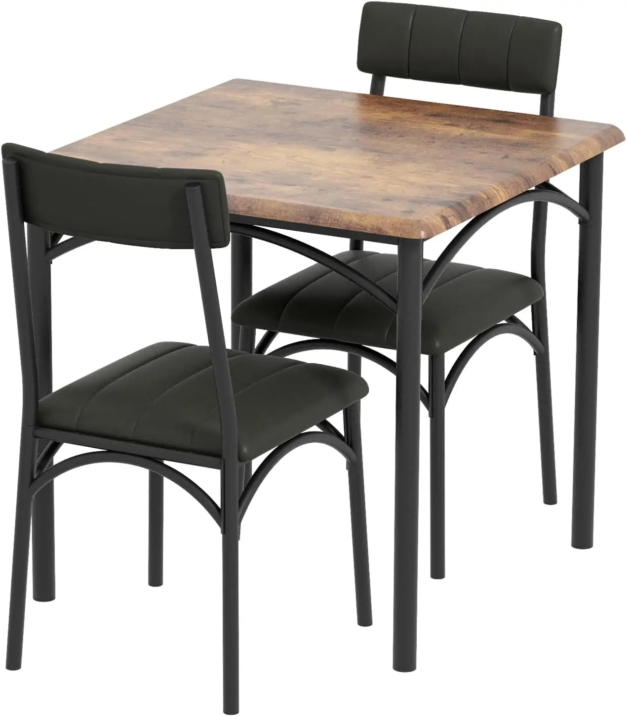 Garvee Square Dining Table Set — Modern Compact Furniture for Small Spaces