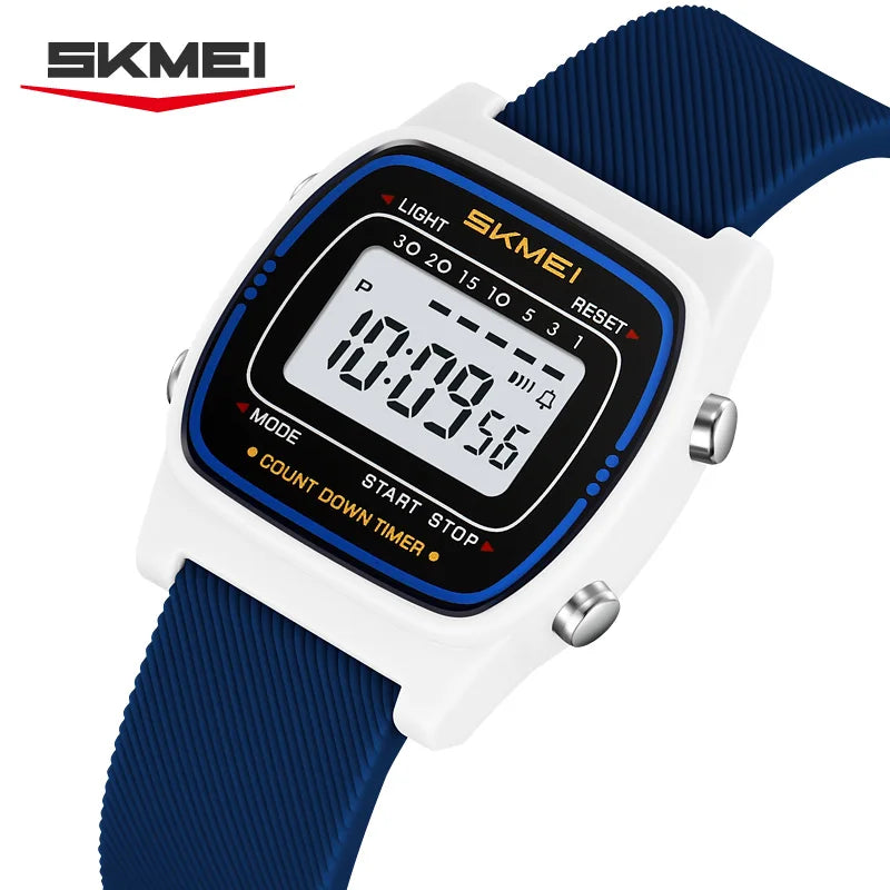 SANDA Digital Sport Watch — Waterproof Electronic Timepiece for Students