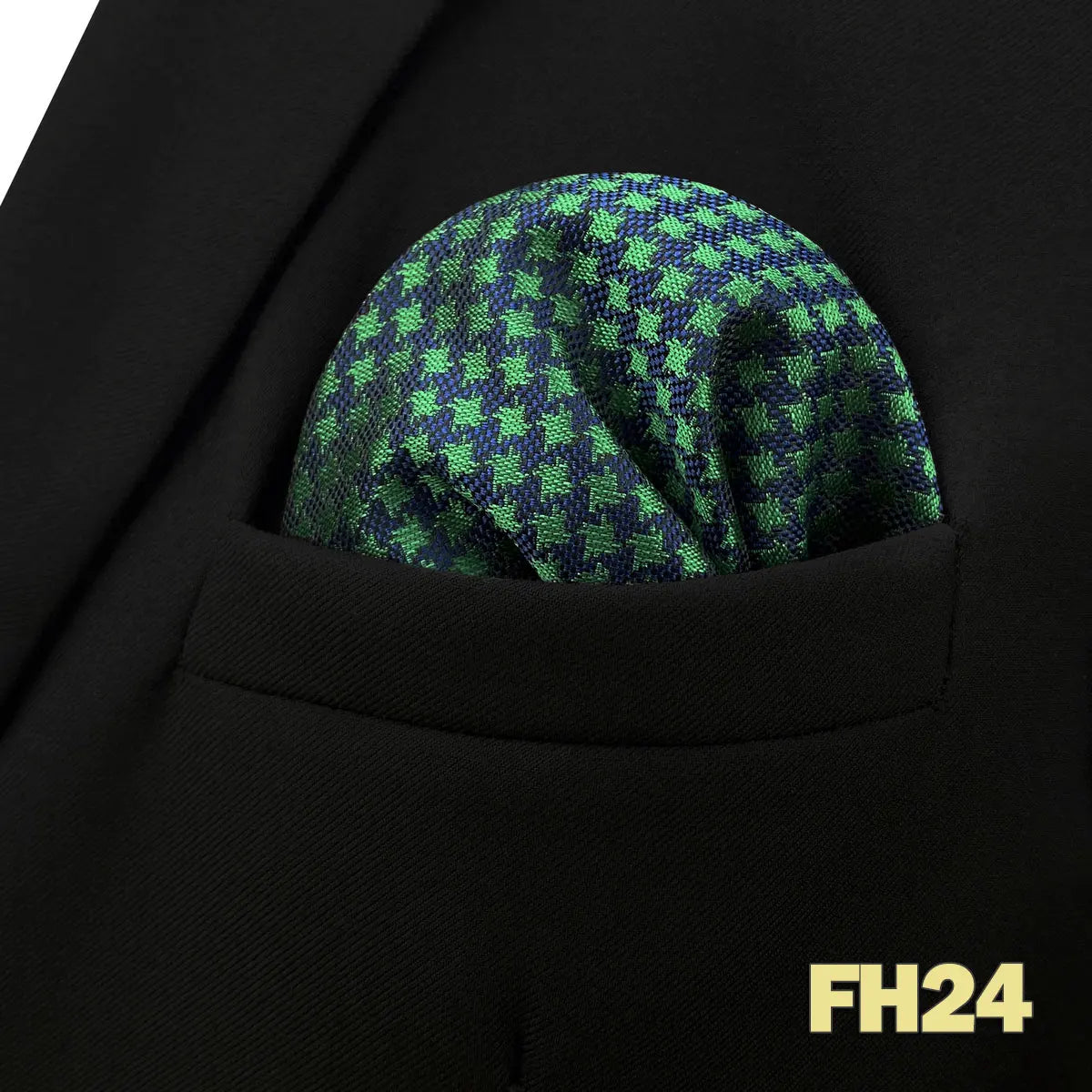 shlax&wing Men's Paisley Pocket Square — Elegant Microfiber Handkerchief for Suits
