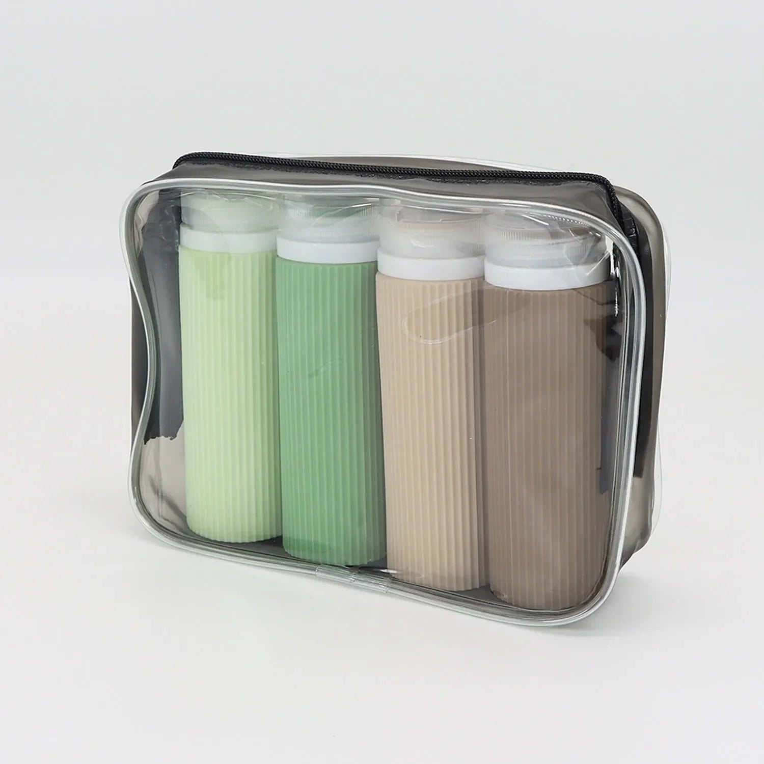 Silicone Travel Bottle Set — Leak Proof 100ml Refillable Containers