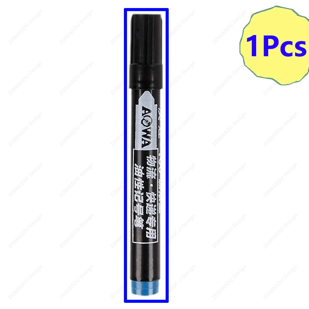Permanent Oil-Based Marker Pens — Waterproof Quick-Dry Ink for Metal and Glass