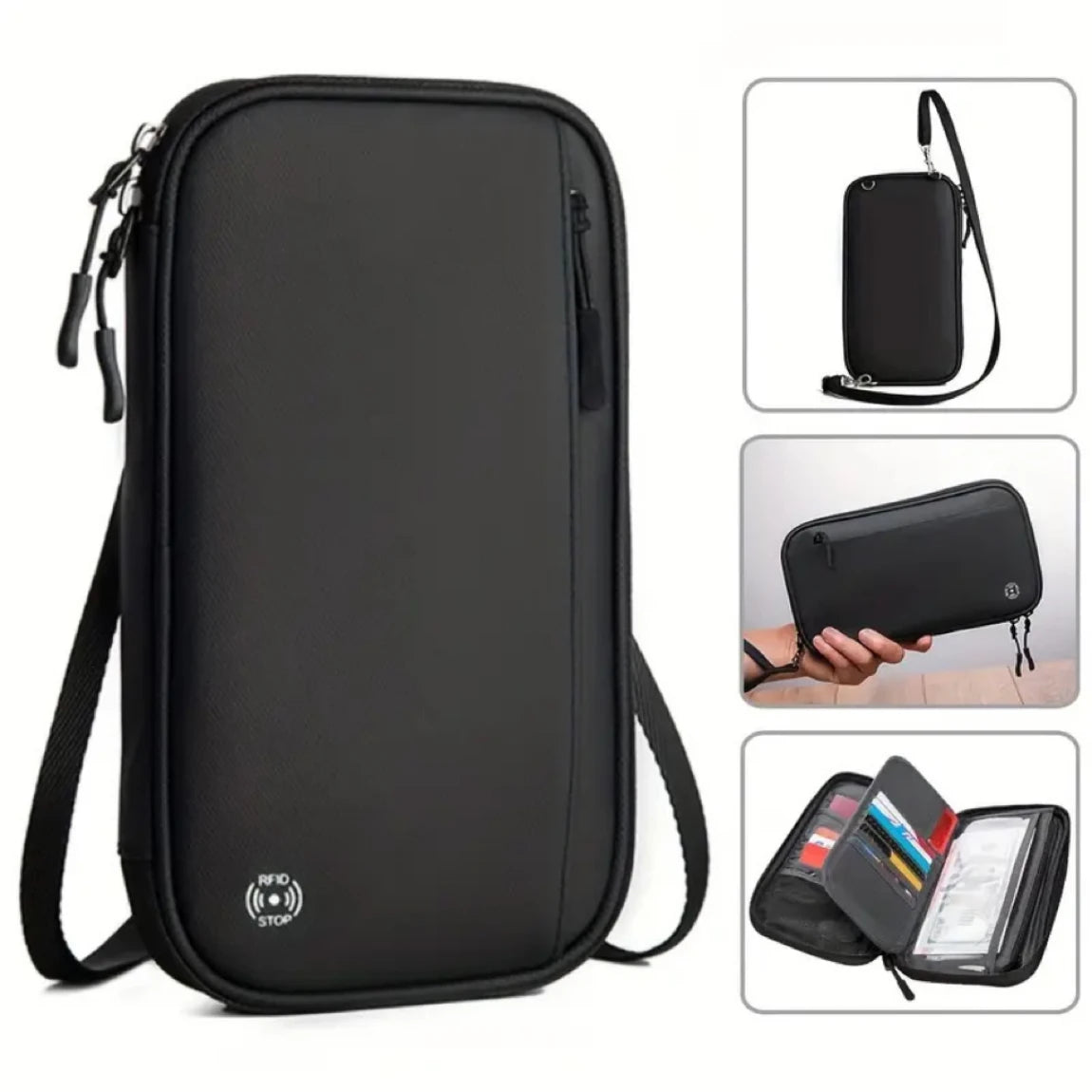 ValueWin Travel Passport Holder — RFID Blocking Document Organizer