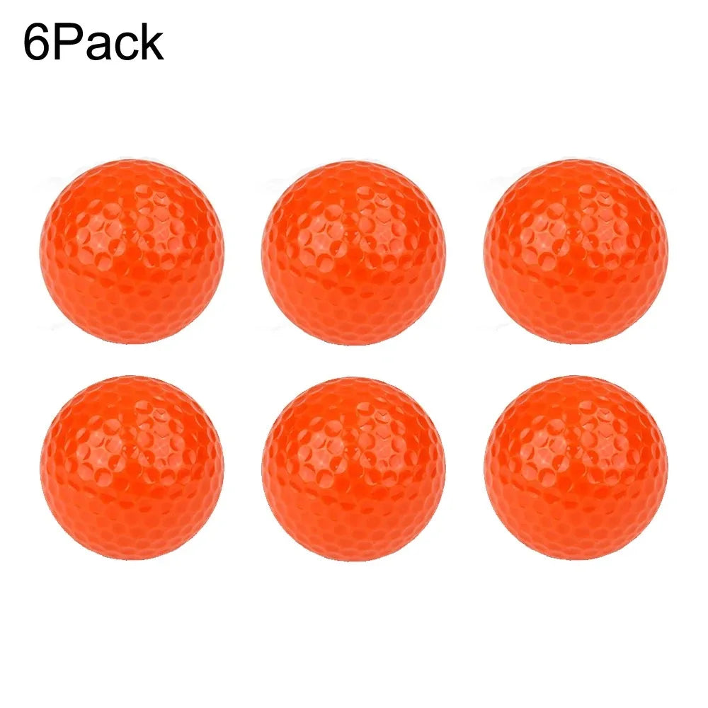 GLOOF Mini Golf Ball Set — Colorful Practice Accessories, 6-Piece Pack