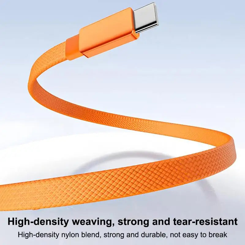 TEROKK 240W USB-C to USB-C Cable — High-Speed Braided Charging Cord