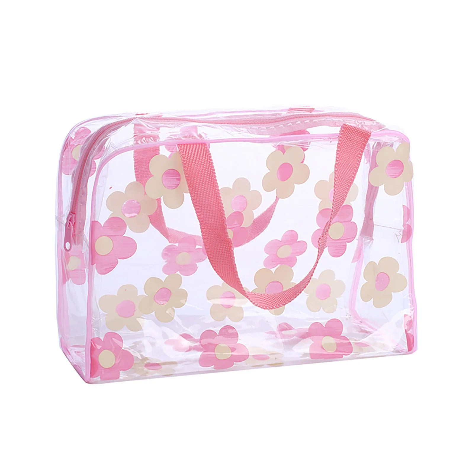 Transparent Travel Cosmetic Bag — Large Capacity Makeup Organizer