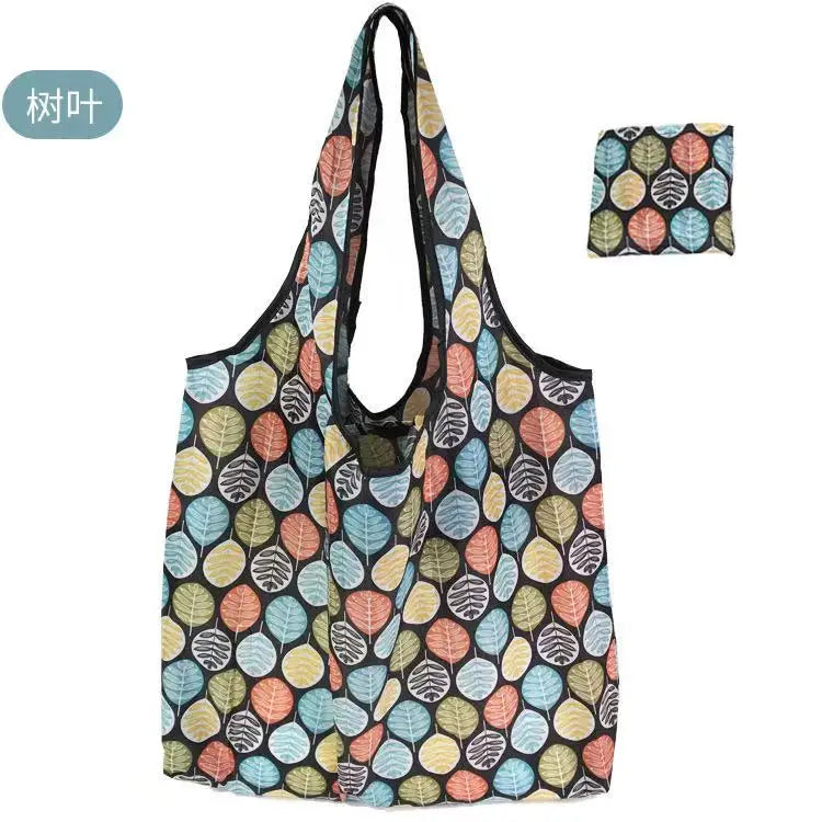 Foldable Reusable Shopping Bags — Heavy Duty Washable Grocery Totes