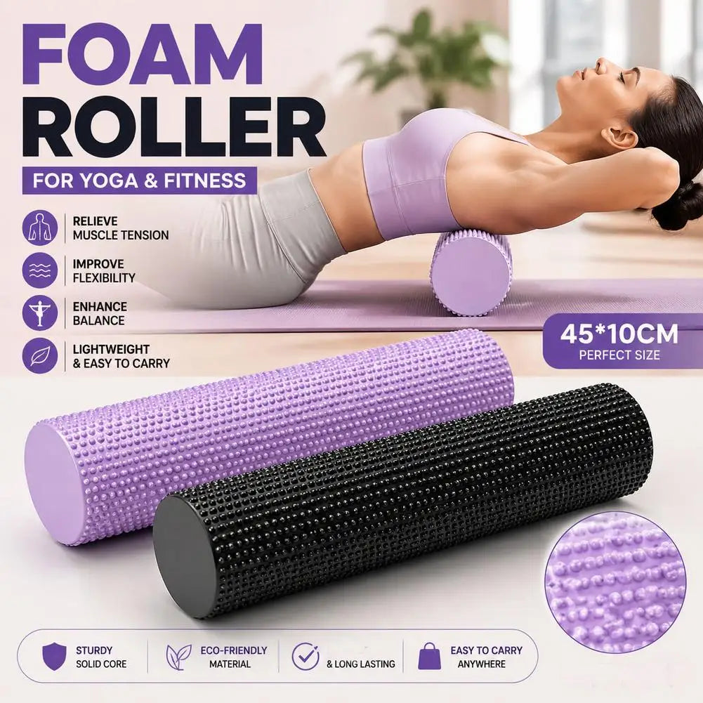 High Density EVA Foam Roller — Muscle Massage & Stretching Tool