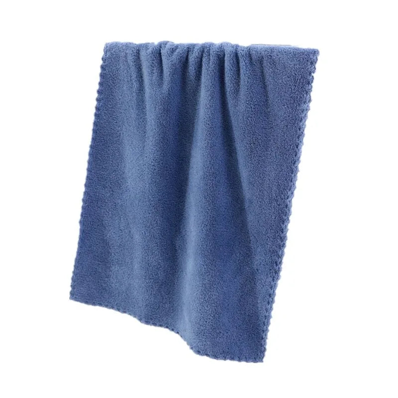 Beeinch Microfiber Coral Velvet Face Towel — Ultra Absorbent Soft Drying Cloth