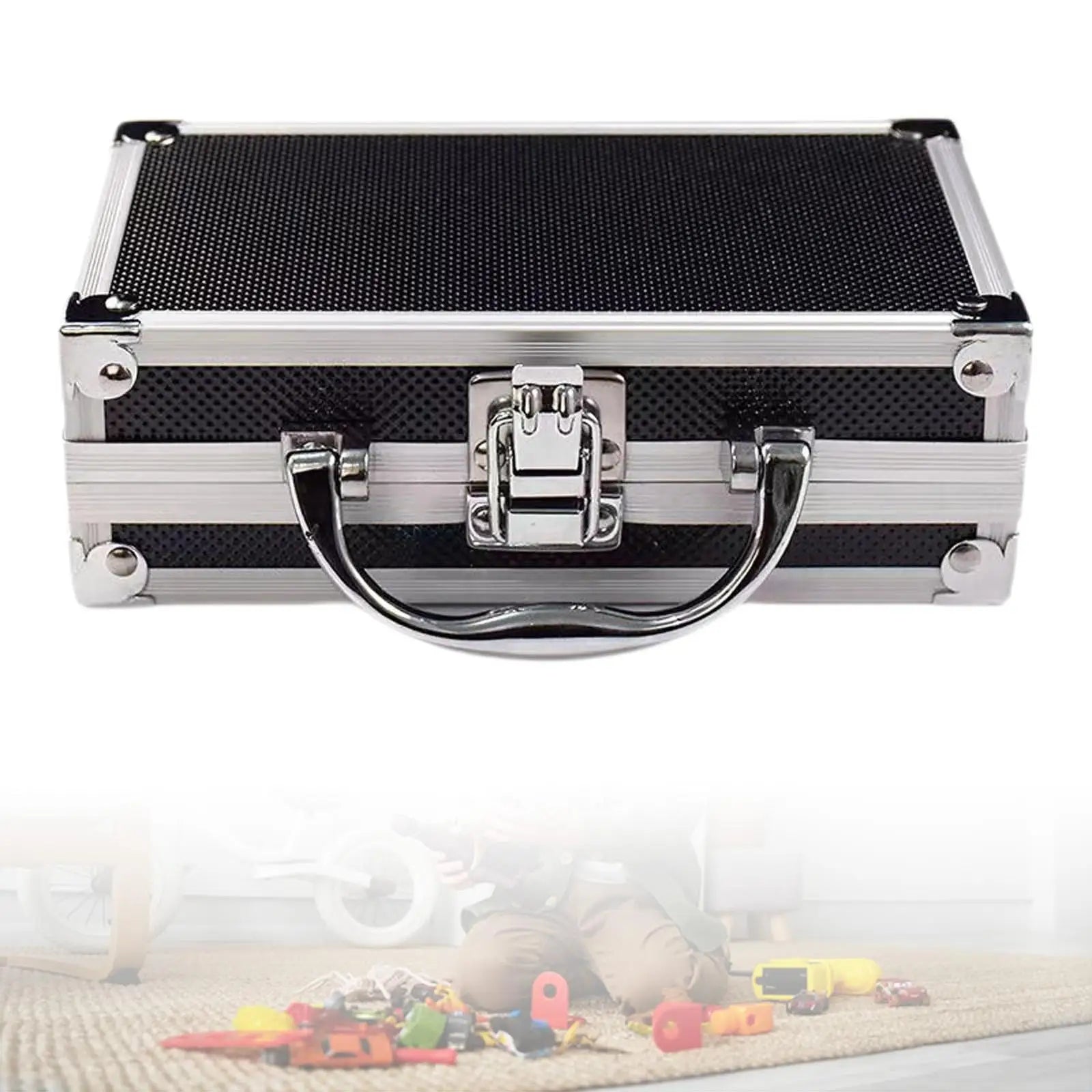 Aluminum Alloy Carrying Case — Compact Shockproof Storage Box