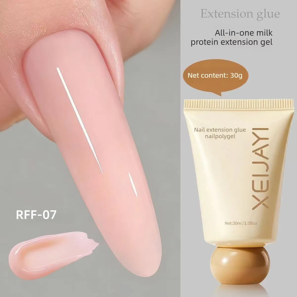 XEIJAYI Poly Gel Nail Extension Kit — Bubble-Free Builder Gel for Manicures