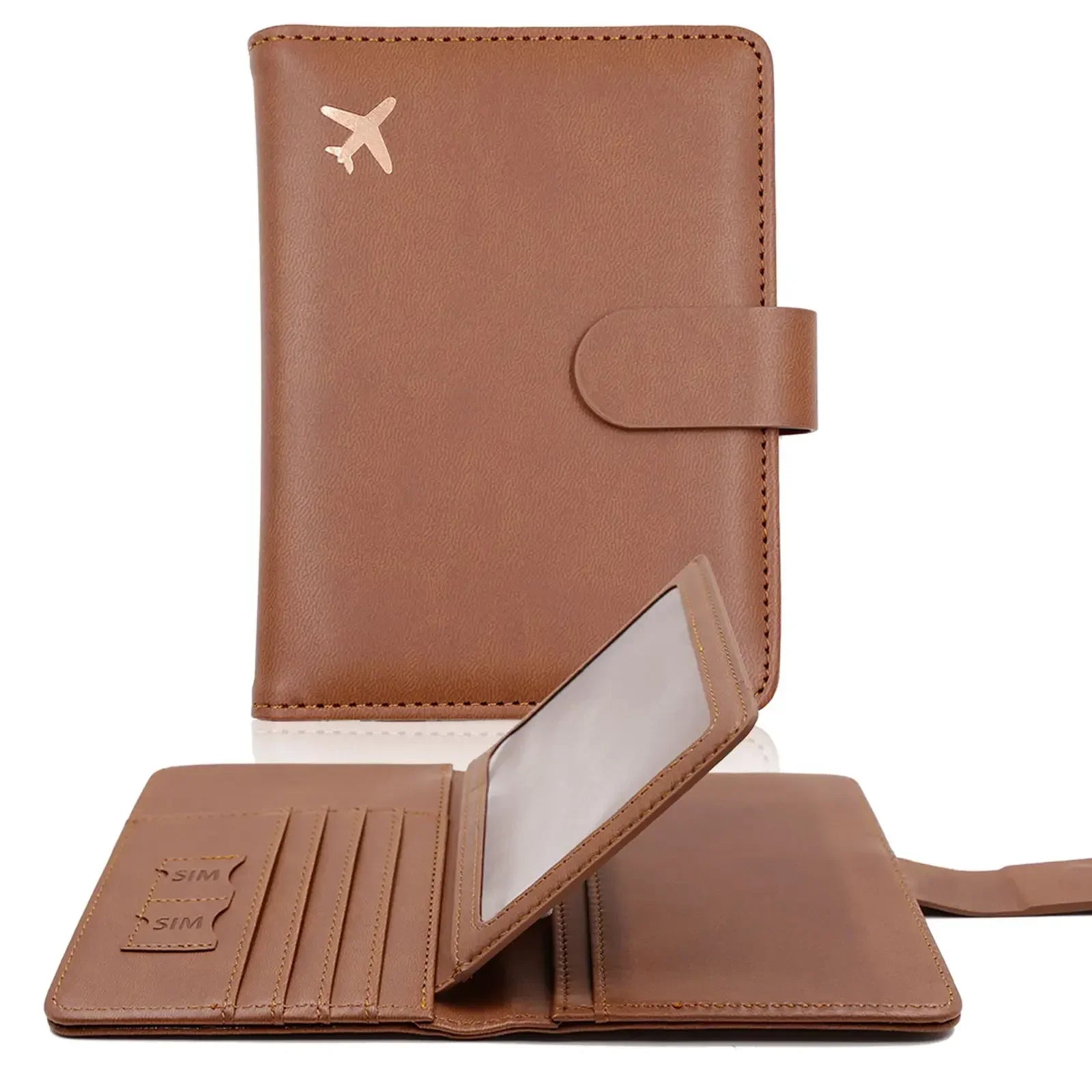 dawndesslo PU Leather Passport Cover — Travel Wallet & Card Holder
