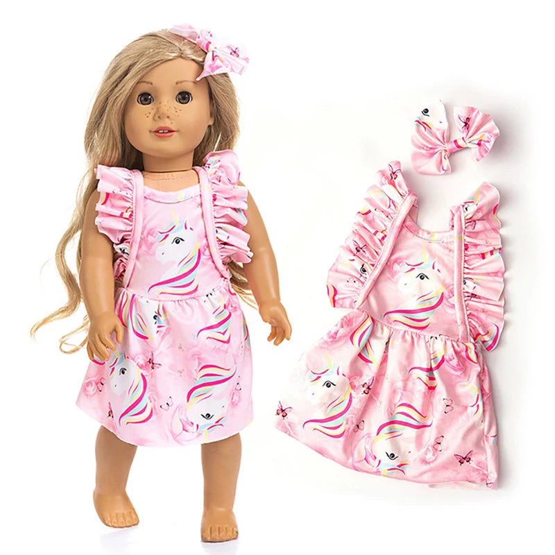 Miao Mama ai wawa Winter Doll Coat — Warm Outfit for 18 Inch Dolls