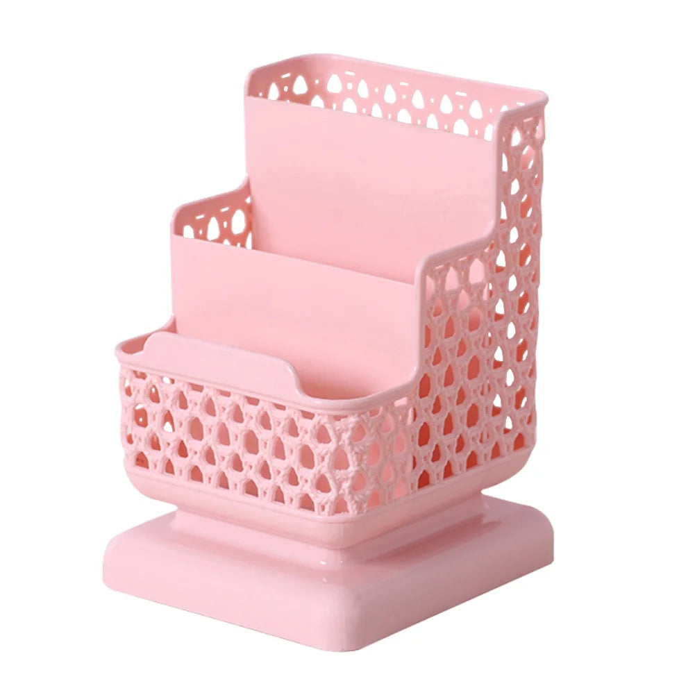 Multi-Compartment Desk Organizer — Stationery and Document Storage Stand