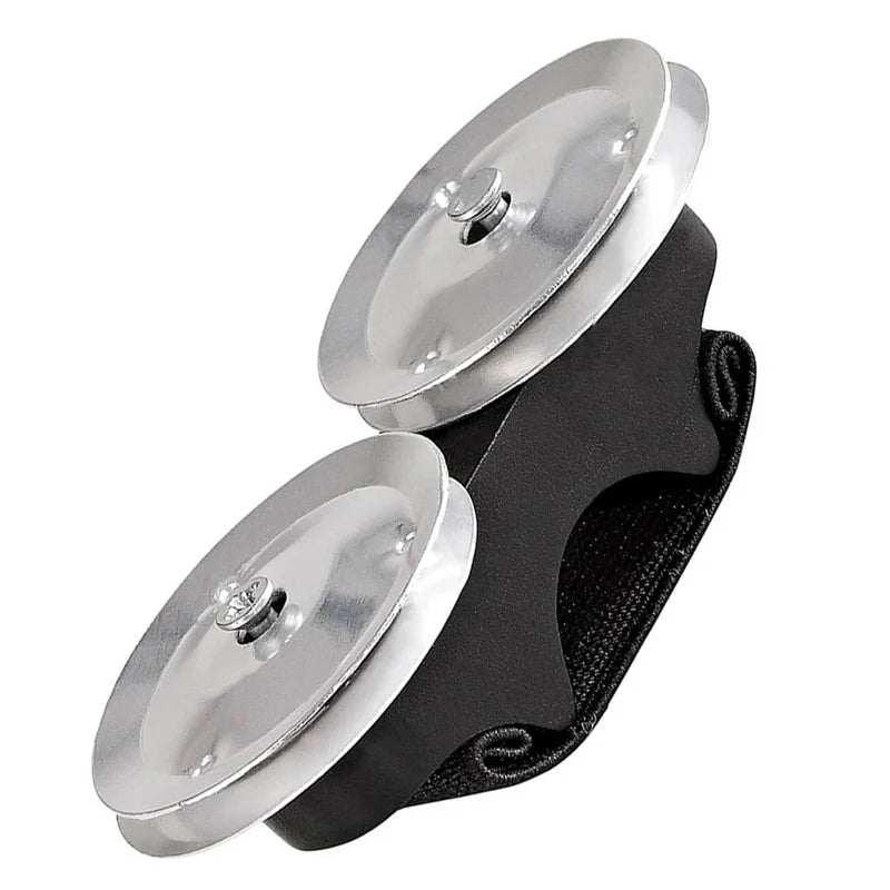 Mini Finger Jingle Tambourine — Portable Metal Hand Percussion Instrument