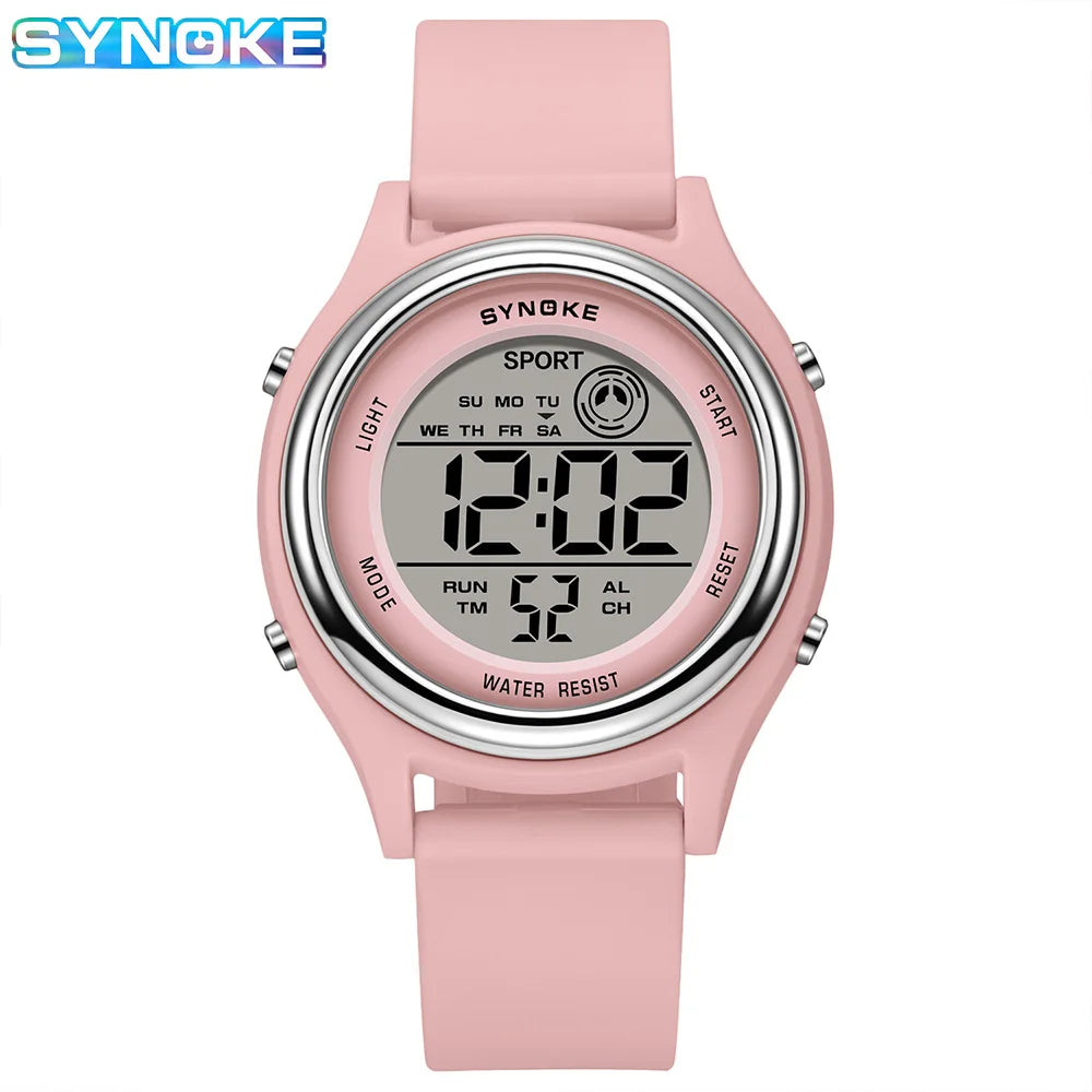SYNOKE Kids Digital Sport Watch — Waterproof Electronic Timepiece with Backlight