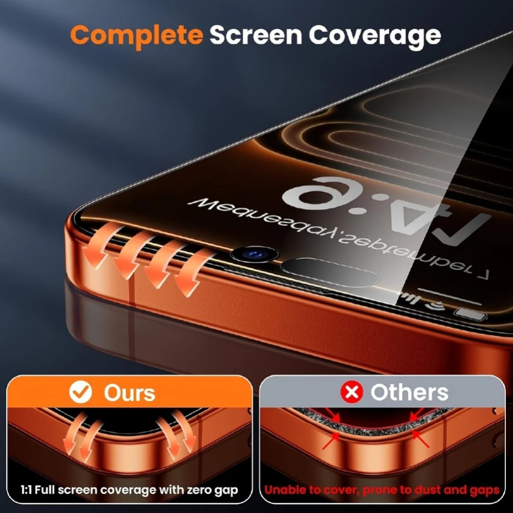 NNBILI Tempered Glass Screen Protector — Dust-Free Installation Kit