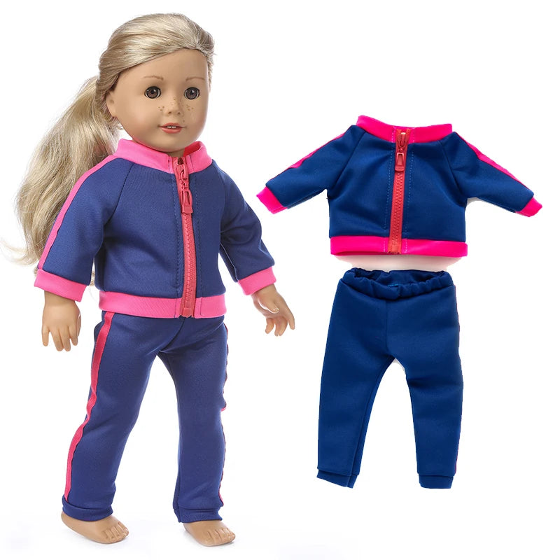 Miao Mama ai wawa Winter Doll Coat — Warm Outfit for 18 Inch Dolls