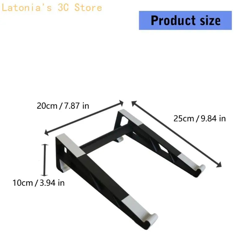 Adjustable Laptop Stand — Ergonomic Vertical and Side Support
