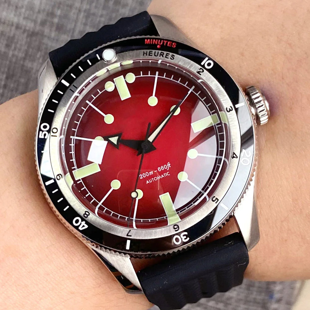Tandorio Automatic Dive Watch — 40mm Mechanical Men's Diver