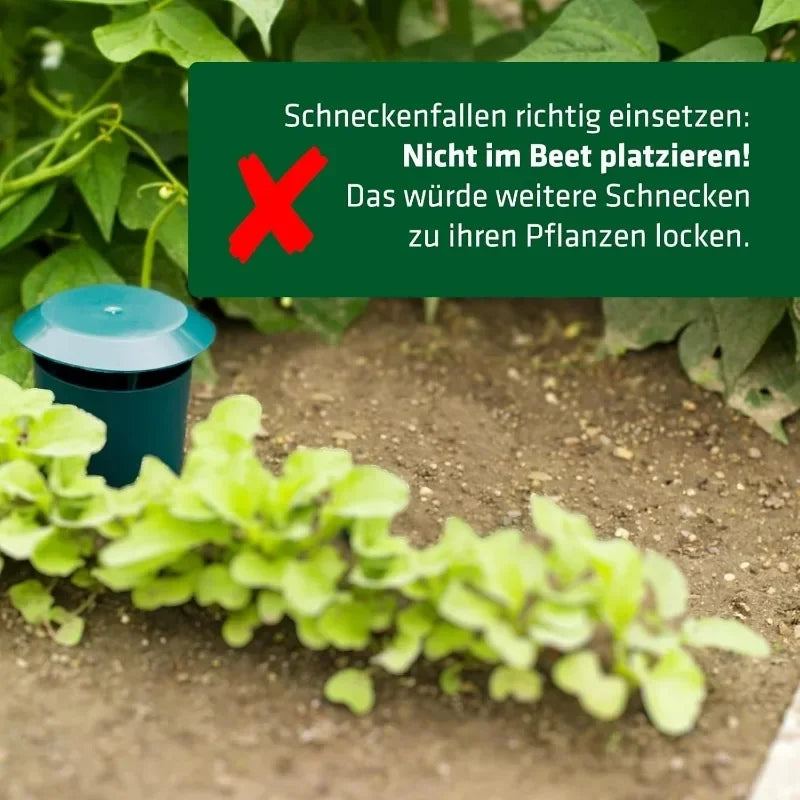 Reusable Snail and Slug Trap — Garden Pest Control Bait Station