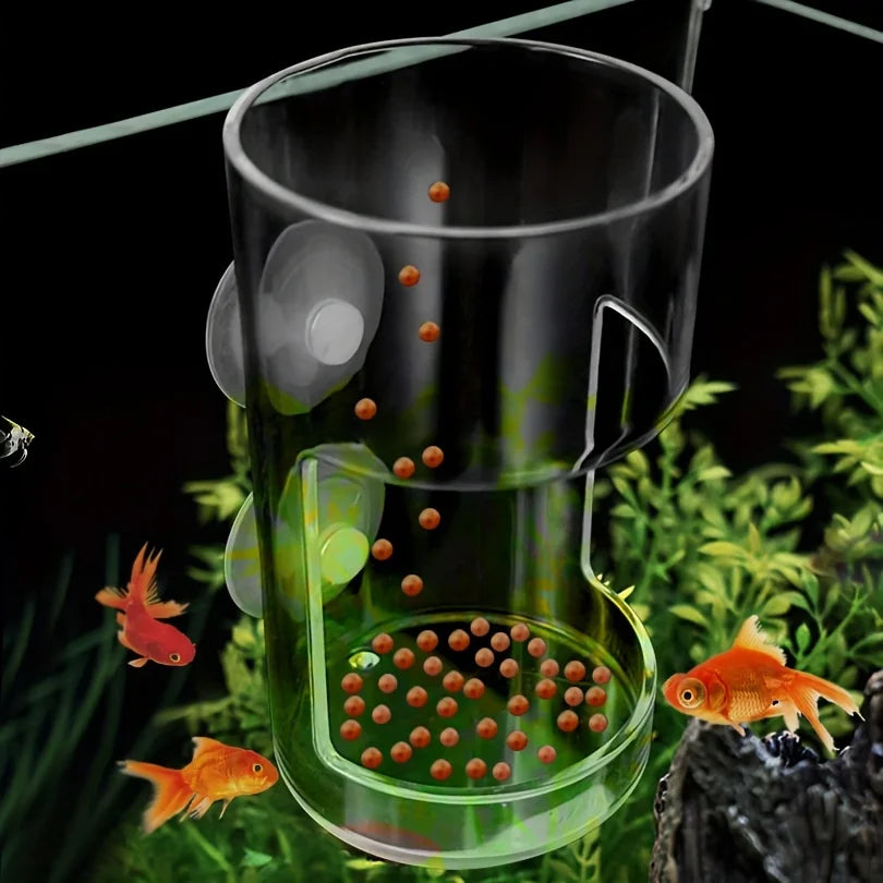 Non-Slip Aquarium Feeder Ring — Floating Food Container for Fish Tanks