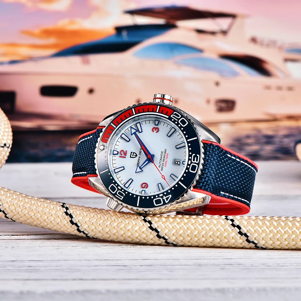 PAGANI DESIGN Luxury Men's Sports Watch — Automatic Mechanical Diver
