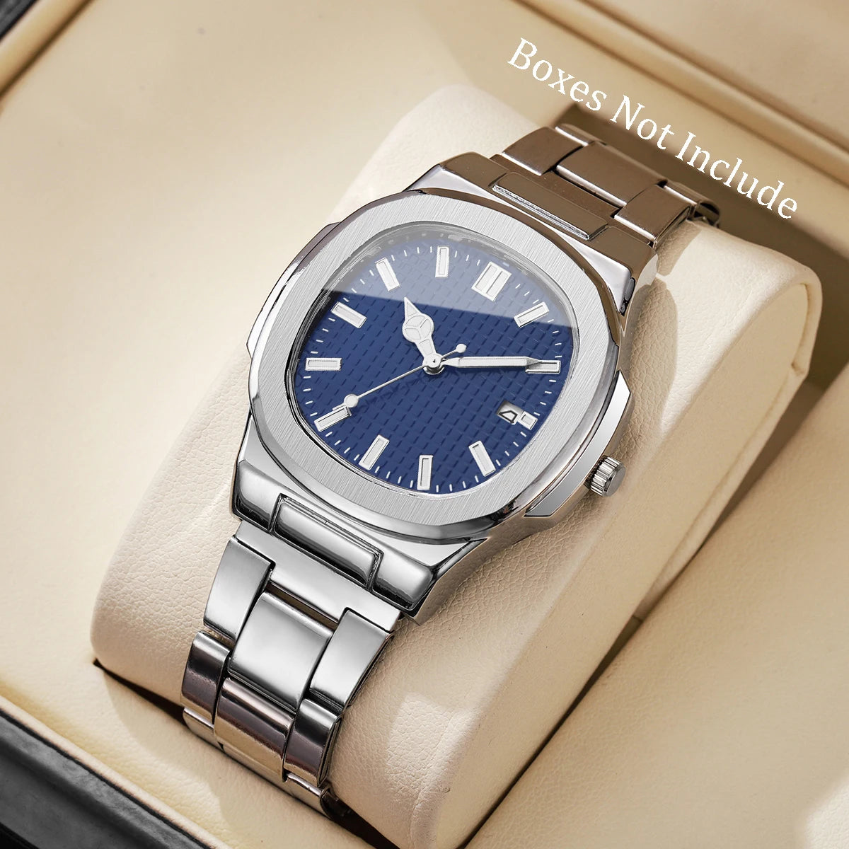 yolako Men's Business Watch — Square Dial Quartz Wristwatch with Calendar