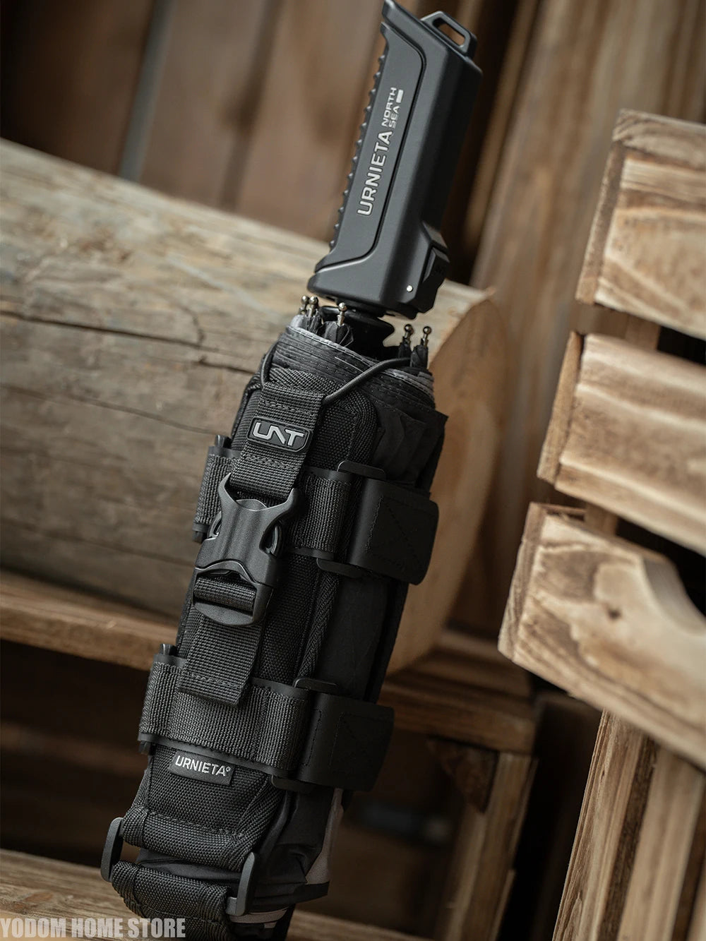 Tactical Automatic Folding Umbrella — UV Protection & Heavy Duty Design