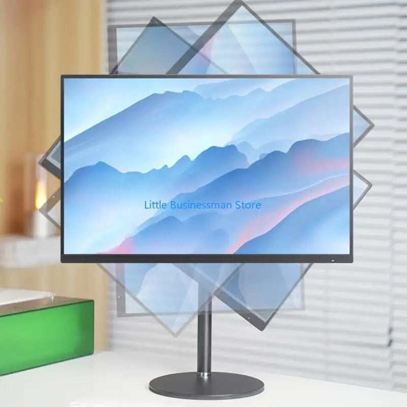 Portable Monitor Stand — Adjustable Metal Desk Mount with VESA Support