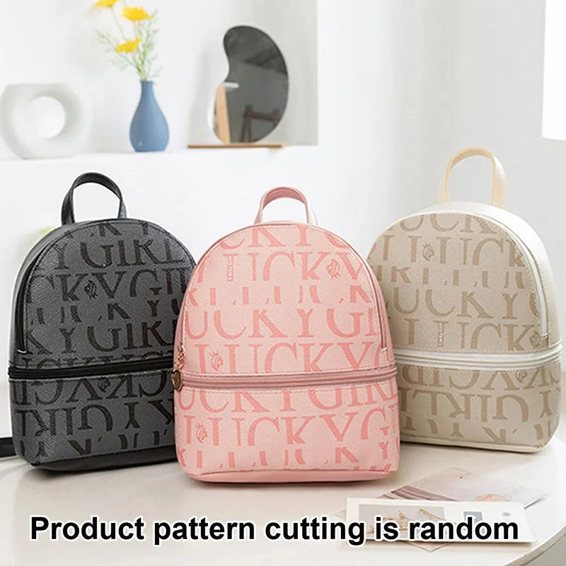 Retro Mini Backpack — Stylish PU Leather Crossbody Purse for Women
