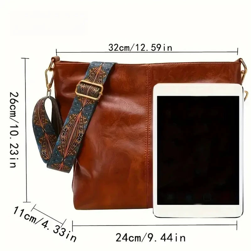 Women's Solid Color Tote Bag — Versatile Shoulder Bag for Daily Use