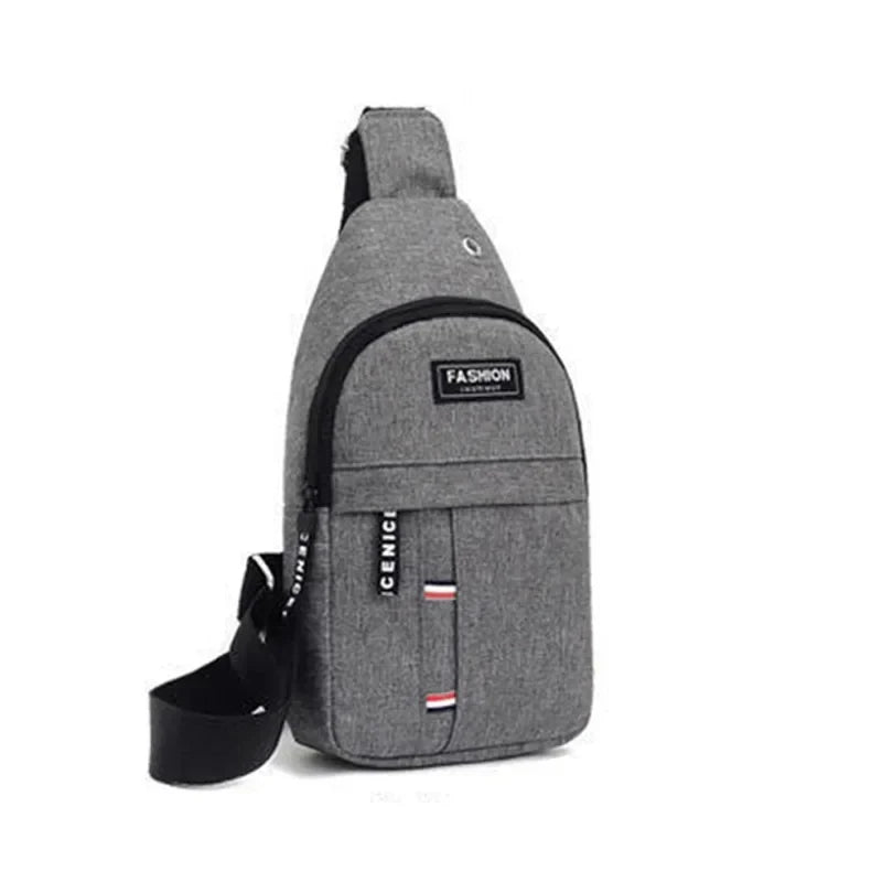 Men's Waterproof Fanny Pack — Large Capacity Shoulder Bag for Outdoor Travel