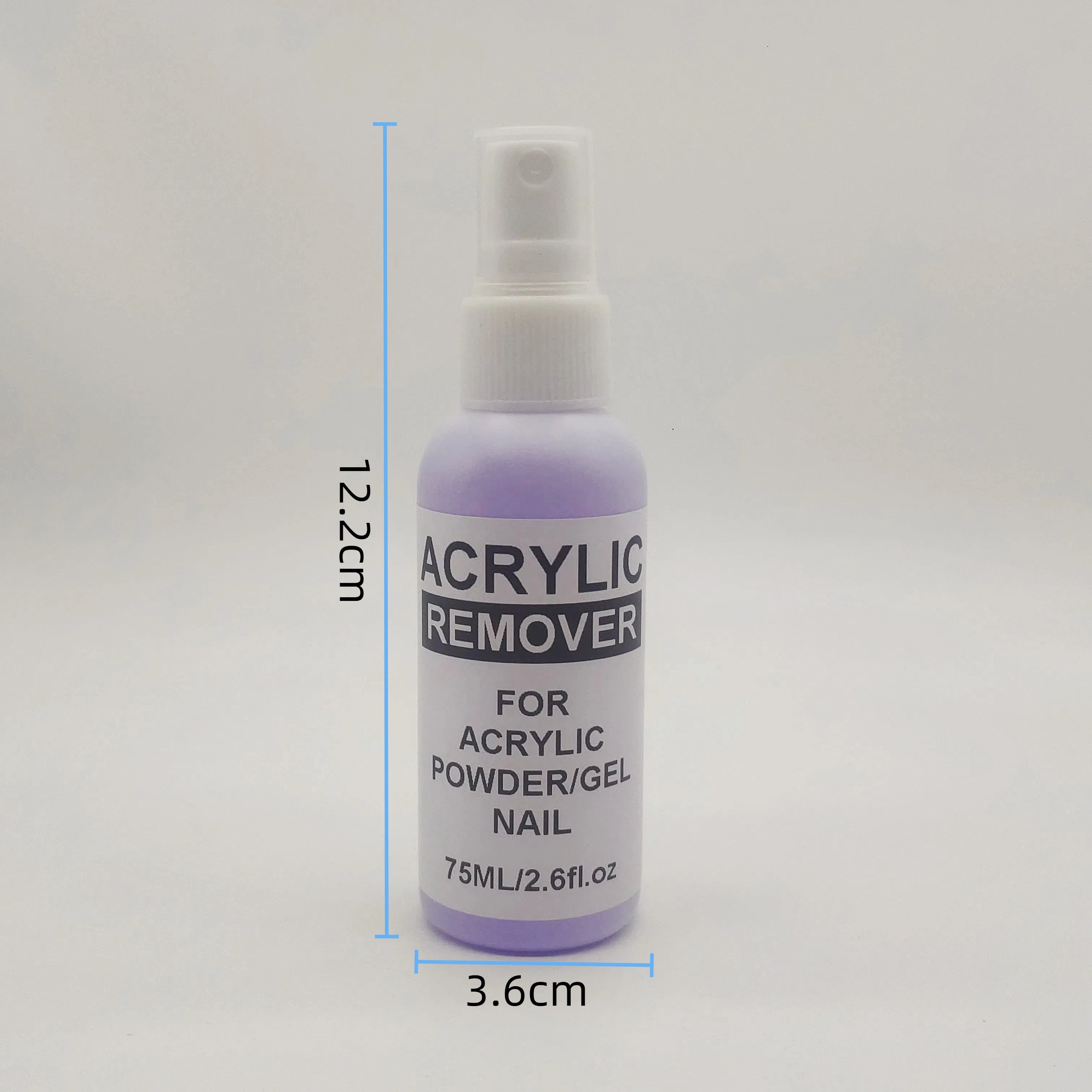 Professional Acrylic Remover Liquid — Efficient Gel Soak Off Solution, 75ml