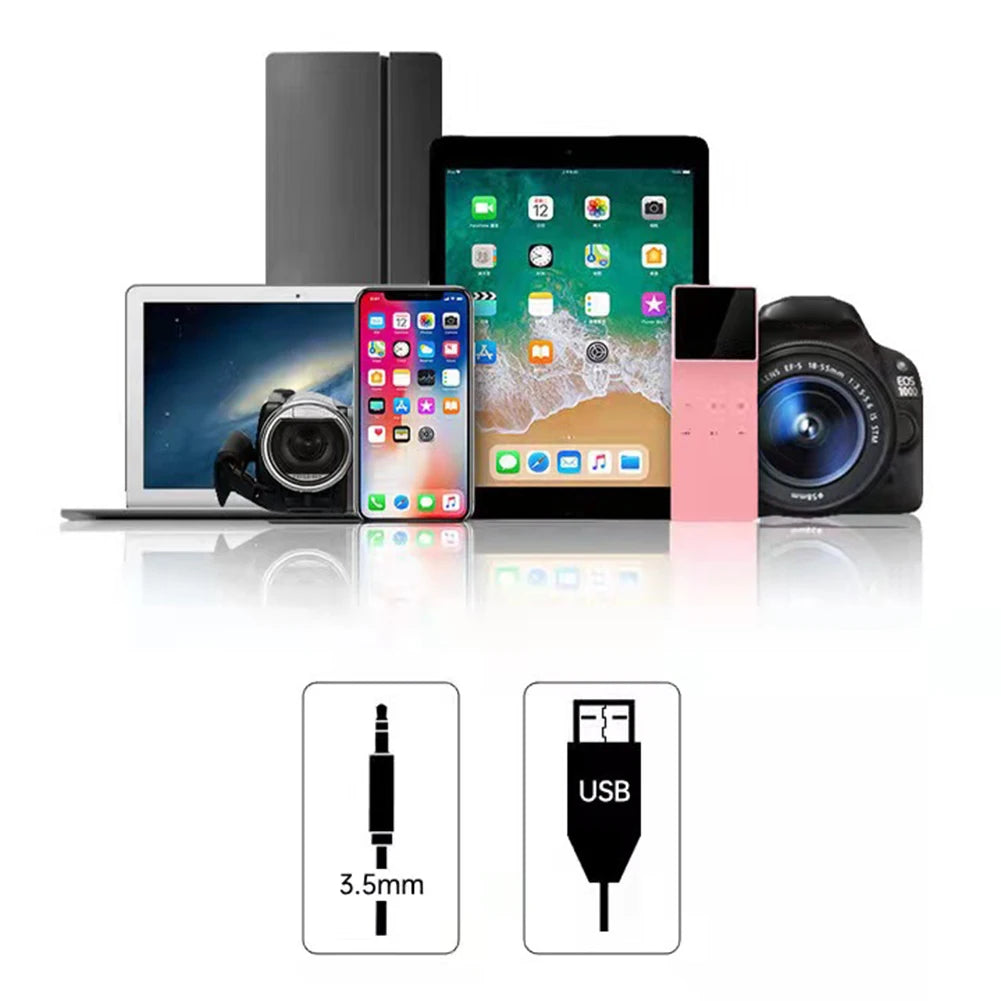 Desktop Conference Microphone — 360° Omnidirectional Condenser Mic