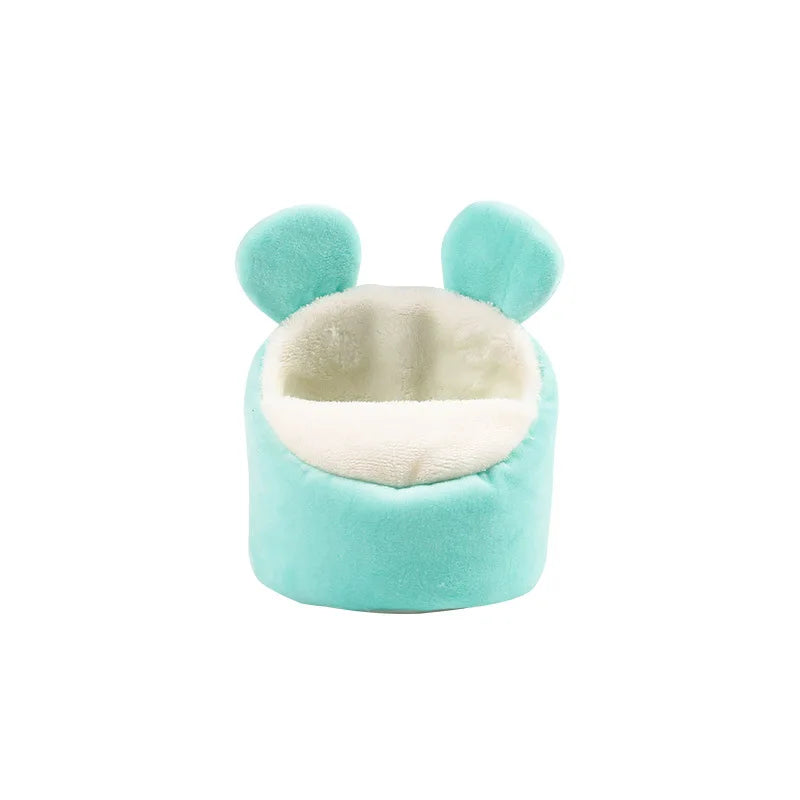Fleece Hamster Nest — Cozy Warm Shelter for Small Pets