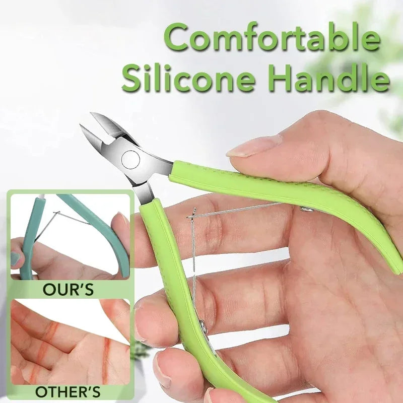 Stainless Steel Cuticle Nippers — Professional Manicure & Pedicure Tool