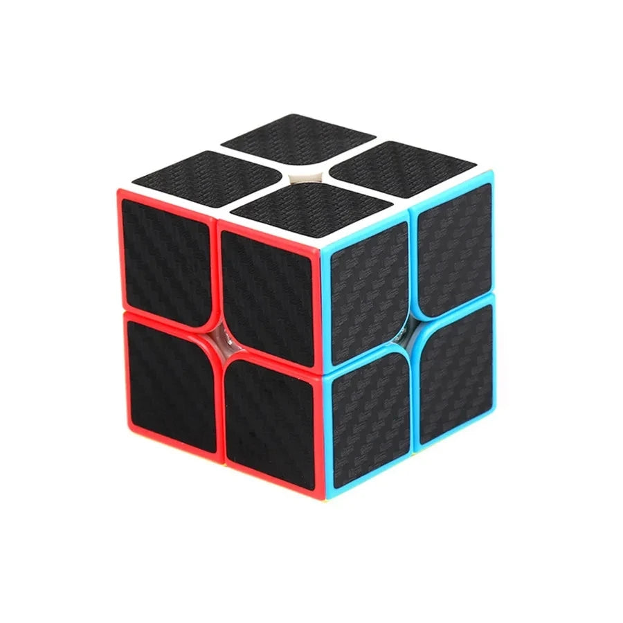 Carbon Fiber Texture Puzzle Cube Collection — Brain Teaser for All Skill Levels