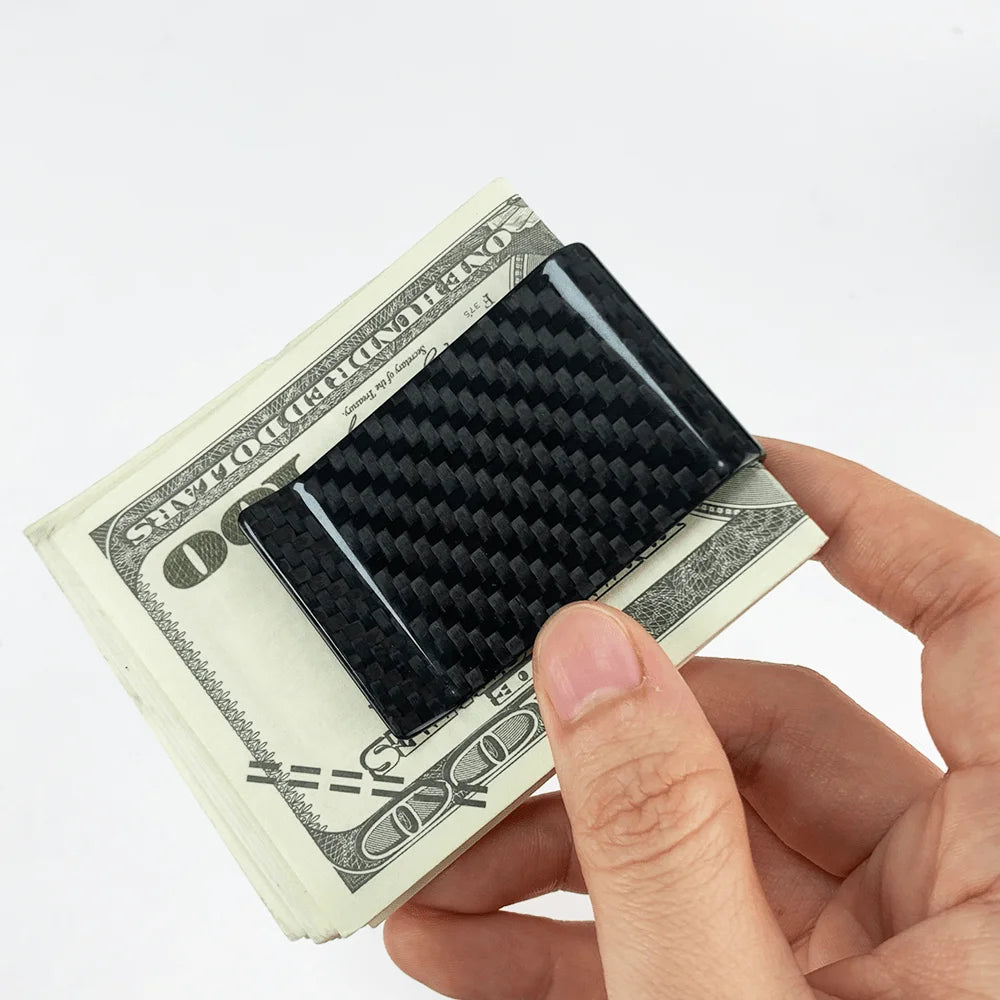 Minimalist Money Clip Wallet — Slim Front Pocket Cash Holder for Men