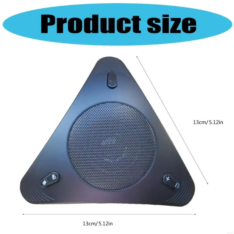USB Desktop Conference Microphone — Omnidirectional Speaker & Noise Reduction