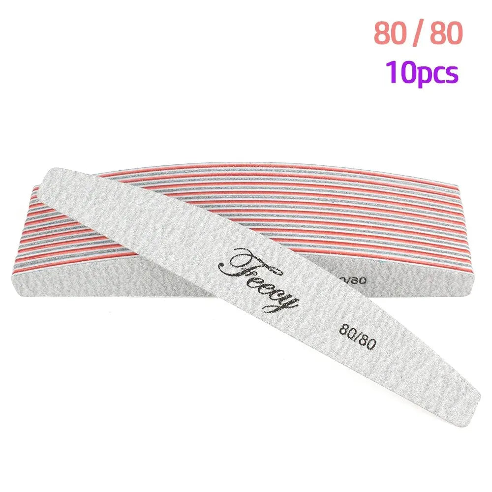 FIIBUU Professional Nail File Buffer Set — Double-Sided Grit Manicure Tools