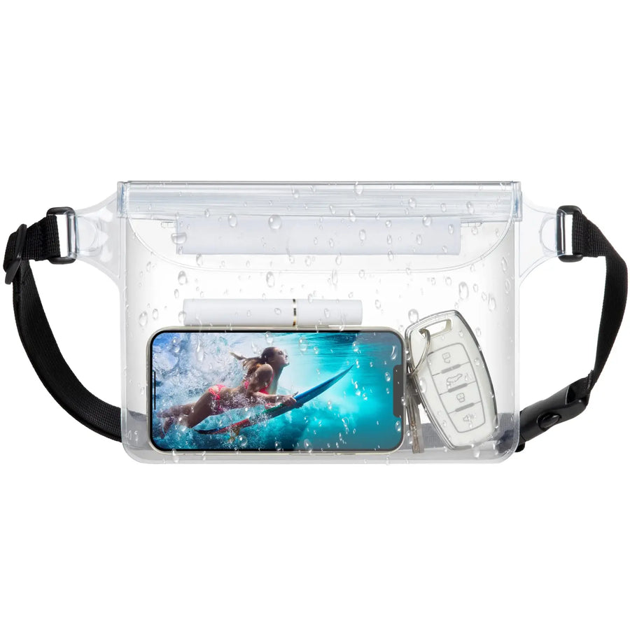 Waterproof Phone Pouch — Adjustable Waist Bag for Water Sports