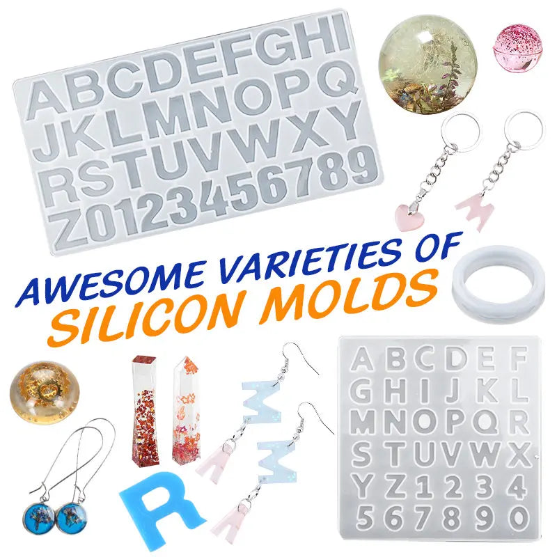 QIAO Epoxy Resin Casting Kit — DIY Jewelry Making Molds & Glue Set