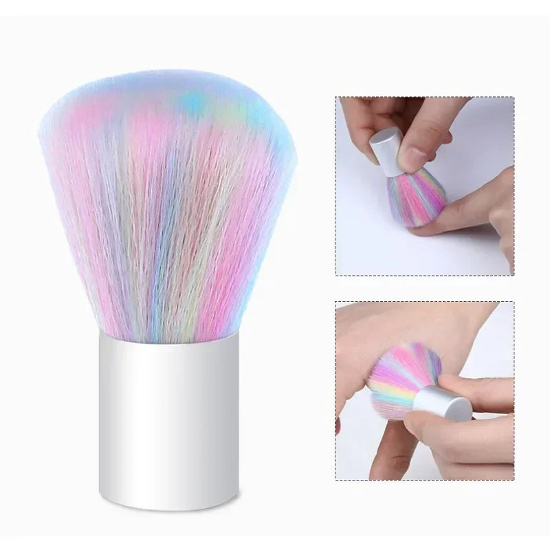Professional Nail Art Dust Brush — Manicure Cleaning & Powder Tool