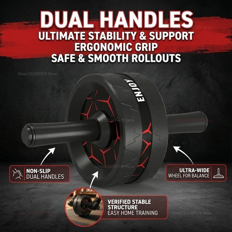 ABAY Abdominal Roller — Core Strength Training Wheel for Home Fitness