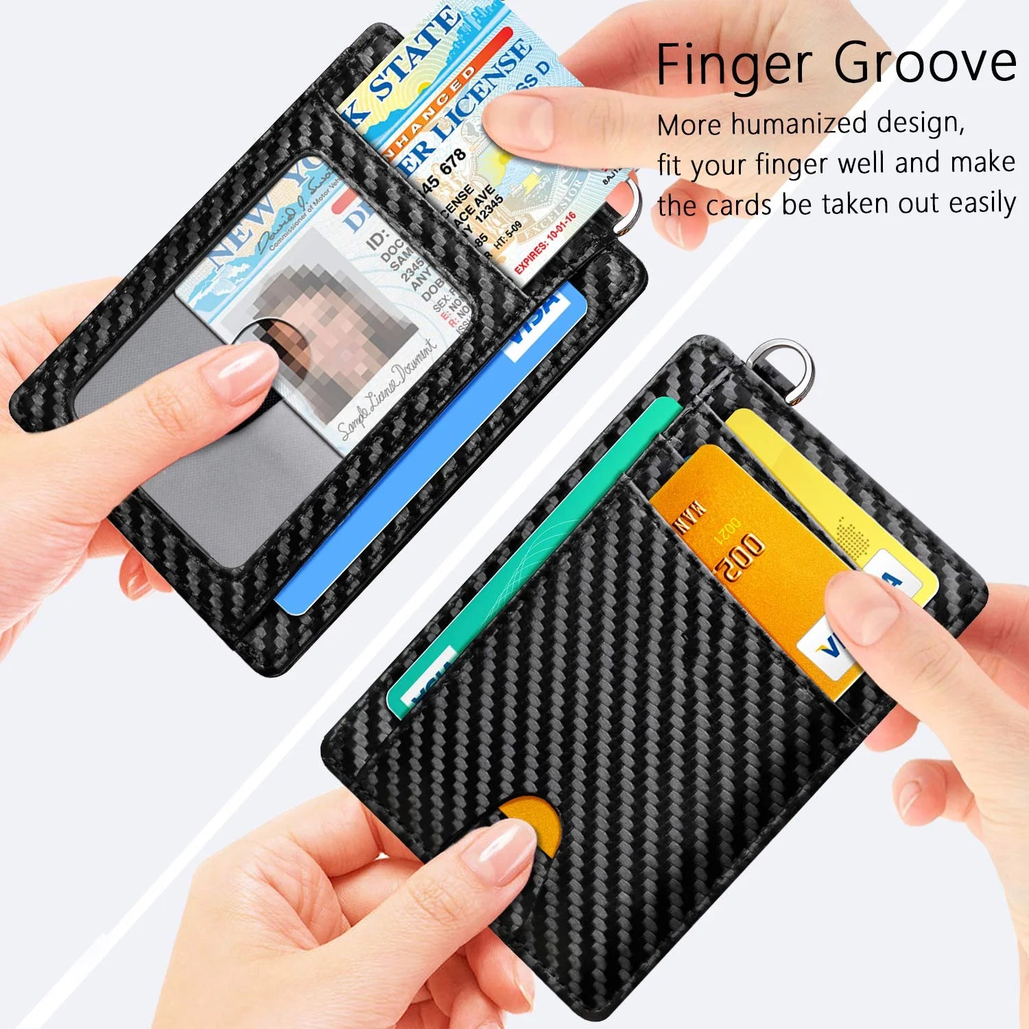 Minimalist Slim Wallet — RFID Blocking Credit Card Holder, Unisex Design
