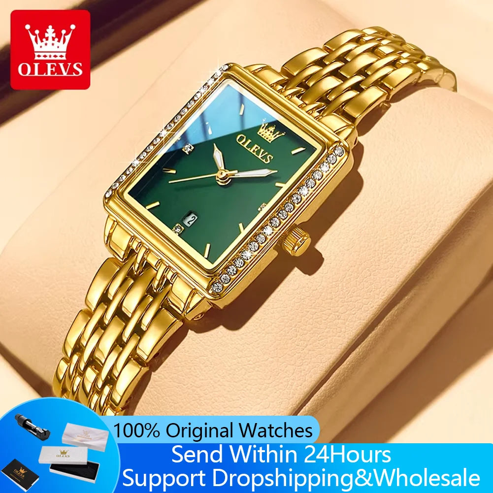 OLEVS 9995 Women's Luxury Watch — Elegant Quartz Timepiece with Luminous Date