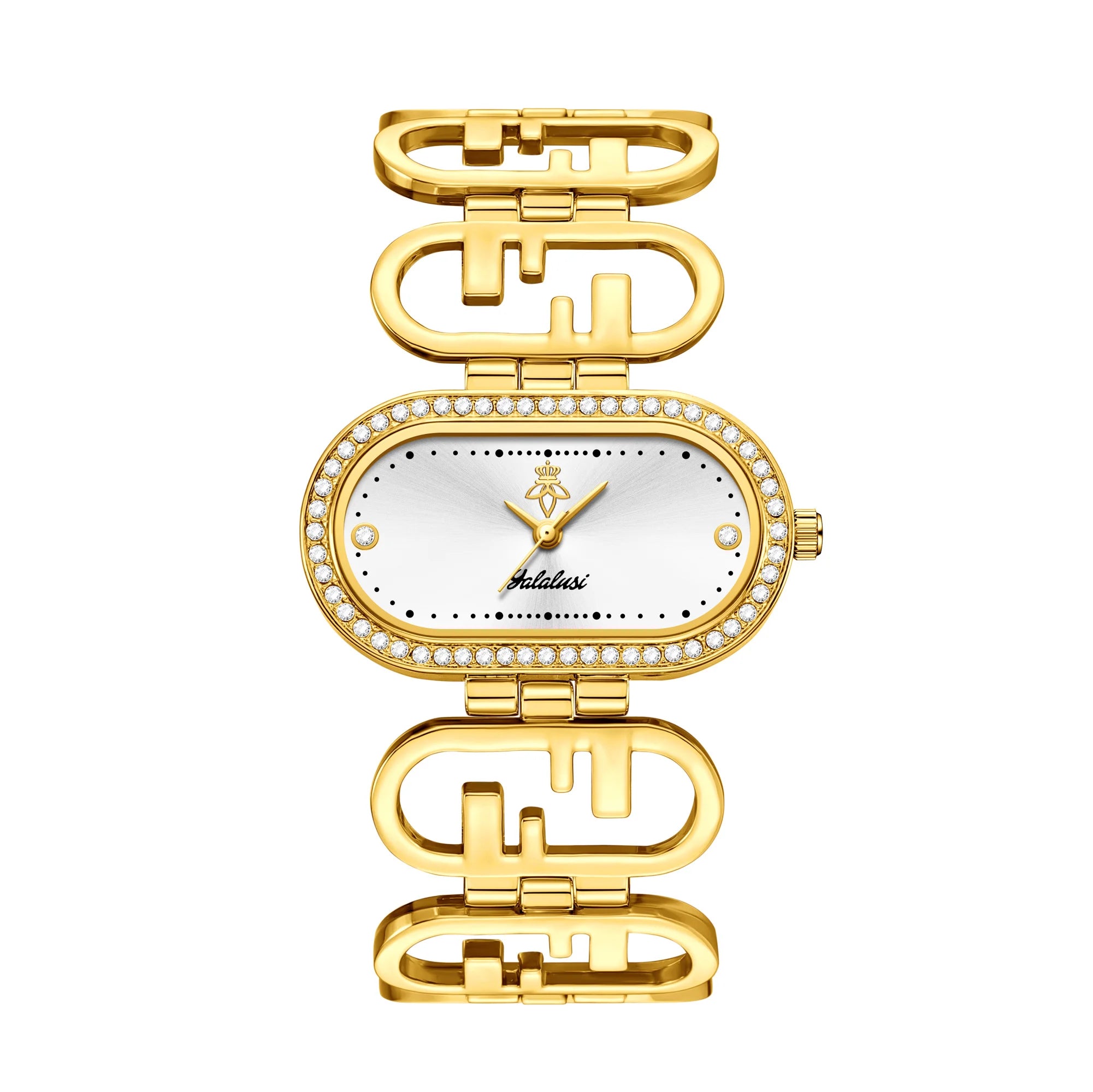 YaLaLuSi Women's Quartz Watch — Elegant Oval Bracelet Timepiece