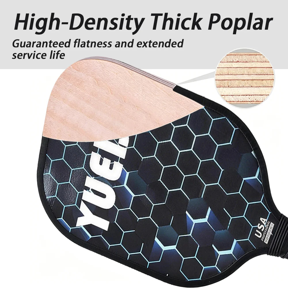 Pickleball Paddle Complete Set — Beginner Training Kit with 2 Rackets & 4 Balls